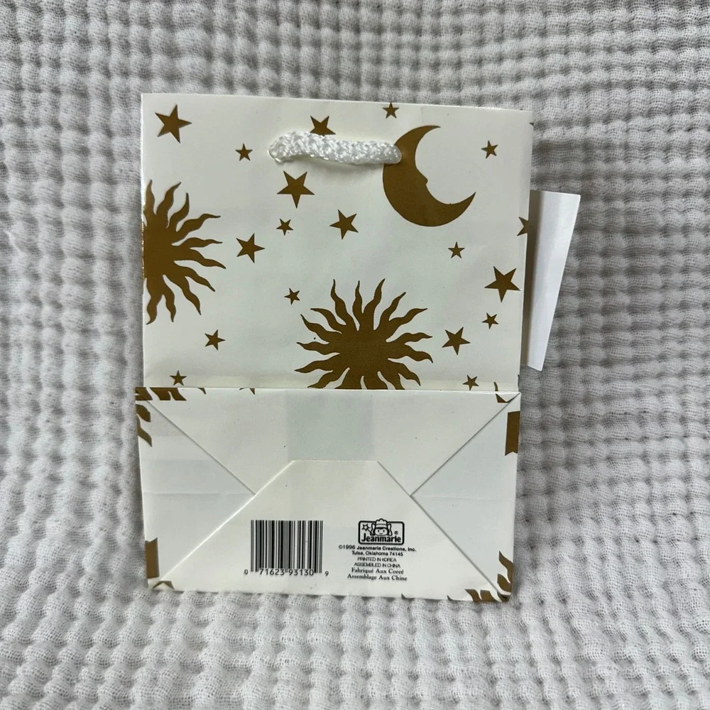 ©1996 90s VTG Jeanmarie Creations, Inc. Small Gift Bag celestial Sun moon stars